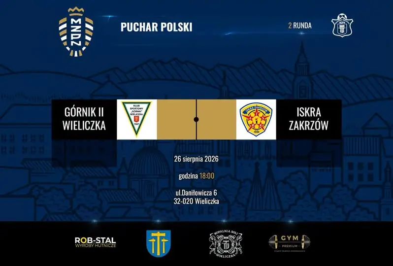 Górnik II Wieliczka uległ liderowi okręgówki 0:2 w Pucharze Polski