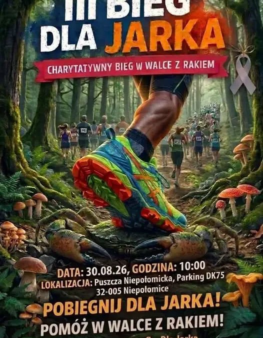 III Bieg dla Jarka w Niepołomicach – pomóż i pobiegnij