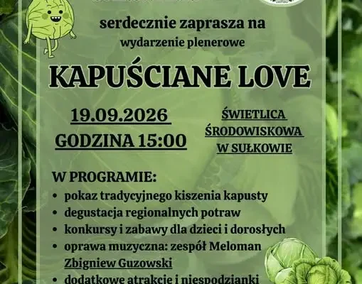 Kapuściane Love w Sułkowie – święto kapusty i lokalnych tradycji