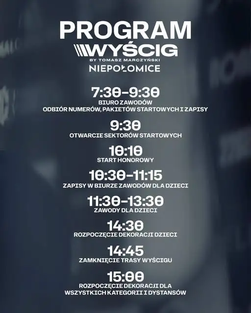 Wyścig by Tomasz Marczyński wraca do Niepołomic – sportowa sobota pod zamkiem