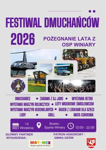 Weekend w Gminie Gdów: dmuchańce, wieczór seniorów i targi w Krakowie