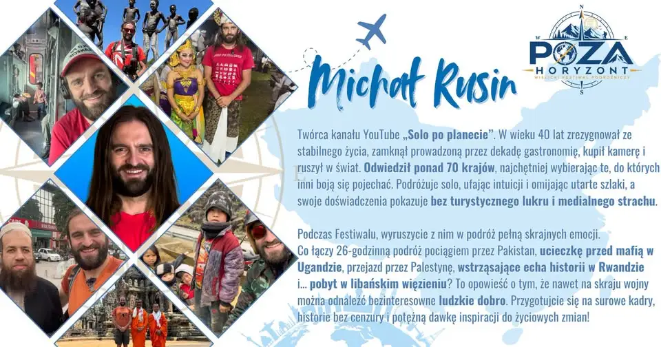 Wielicki Festiwal Podróżniczy: Michał Rusin opowie o „niebezpiecznych” krajach