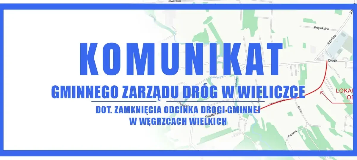 Węgrzce Wielkie: ul. Starowiejska zamknięta w czwartek 17 września