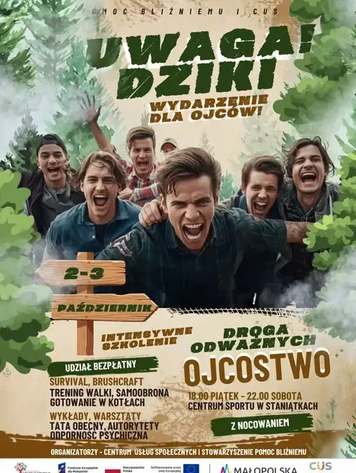 DZIKI – męski projekt w Staniątkach. Survival, samoobrona i praca nad sobą