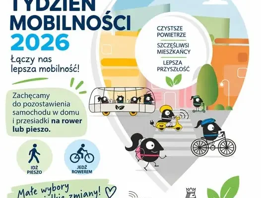 Uczniowie z Niepołomic dziękują kierowcom autobusów w Europejskim Tygodniu Mobilności